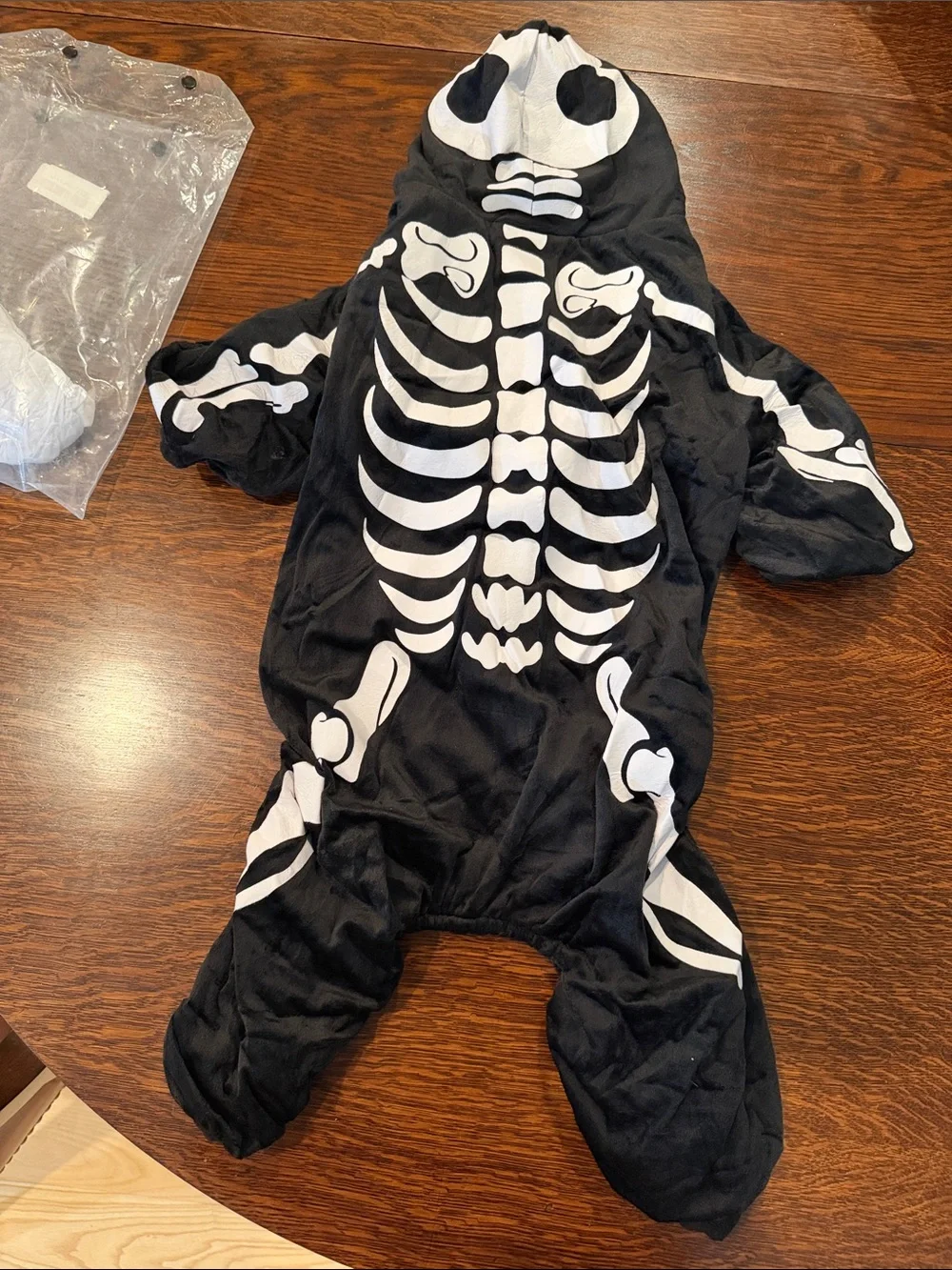 Spooktacular Creations Black & White Skeleton Dog Costume (XL)